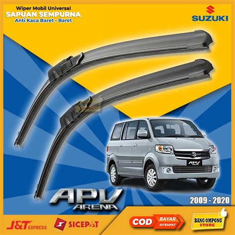 Jual Wiper Blade Frameless Kaca Mobil Suzuki Apv Arena Karet Wiper