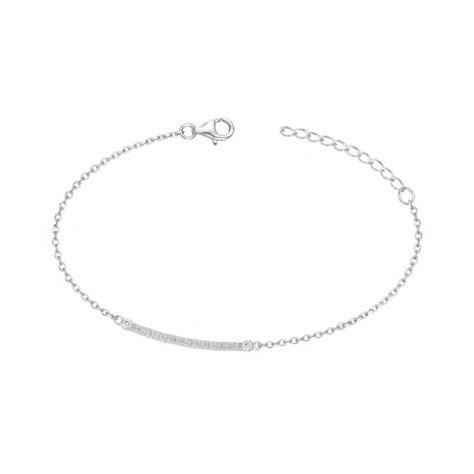 Bracelet Femme Edora Argent Et Oxydes Bracelets Femme Edora