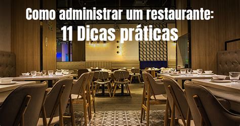 Como Administrar Um Restaurante Dicas Pr Ticas