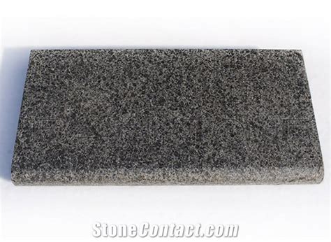 Bullnose Flamed G684 Fuding Black China Black Basalt Black Pearl