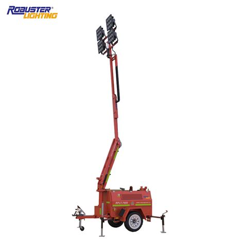 Explosion Proof Heave Duty Type Hydraulic Lift LED Mobile Light Tower