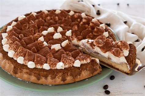 CROSTATA MORBIDA AL TIRAMISÙ deliziosa con crema al mascarpone