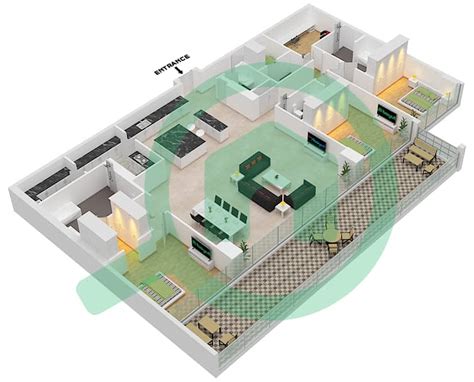 Floor Plans For Type Unit B Floor Bedroom Penthouses In Six