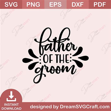 Father Of The Groom Svg