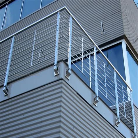 Modern Balcony Designs Stainless Steel Frameless Glass Balustrade