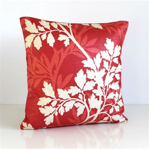 Red Pillow Cover Red Cushion Cover Throw Pillow Covers