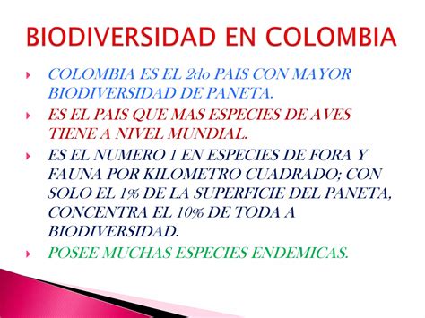 Biodiversidad Tarea PPT