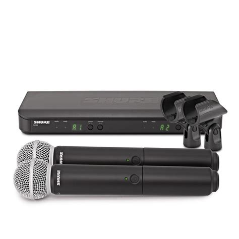 Shure Blx288sm58 T11 Dual Handheld Wireless Microphone System Gear4music