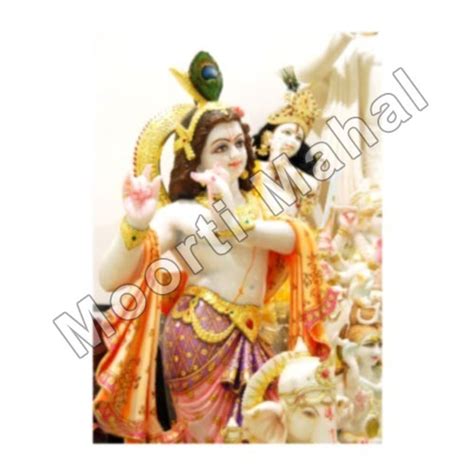 Moorti Mahal White Marble Gopal Krishna Statue For Worship At Rs 75500