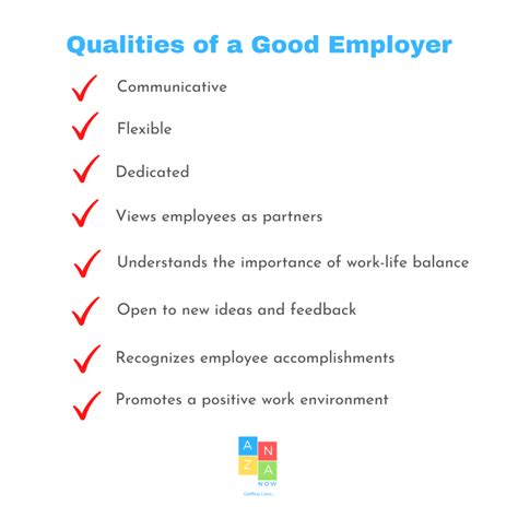 Qualities Of A Good Employer Anza Now