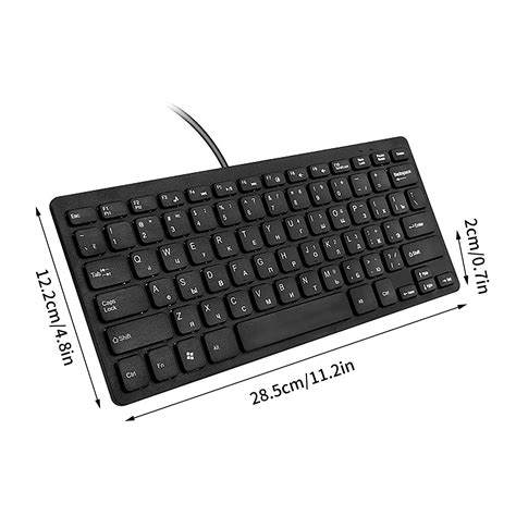 Vuygyu Slim Usb Light Up Desk One Handed Controller Wireless Keyboard