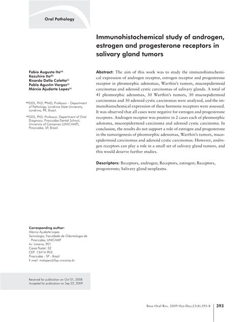 Immunohistochemical Study Of Androgen Estrogen And Progesterone