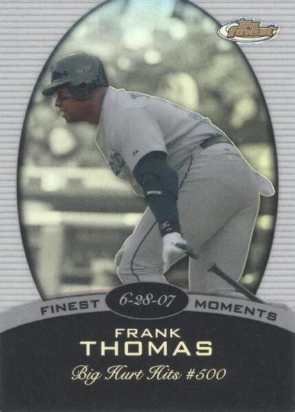 2008 Topps Finest Finest Moments Refractor FM FT Frank Thomas For