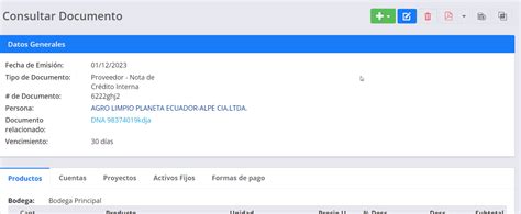 Consultar Nota De Cr Dito Interna Tipo Proveedor Portal De Clientes