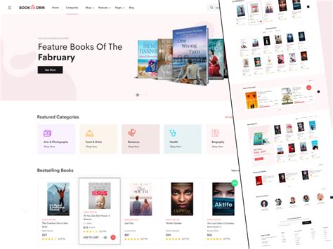 10 Best Bookshop Website Templates For Ecommerce Bookstores