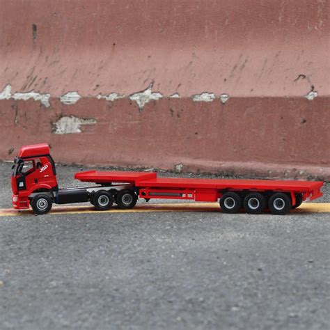 RC Tow Truck 1 24 Detachable Flatbed Semi Trailer Engineering Tractor 2