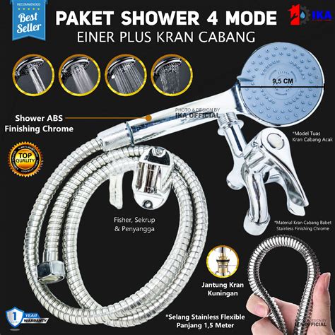 Jual Terbagus Paket Shower Kamar Mandi Dan Kran Shower Cabang