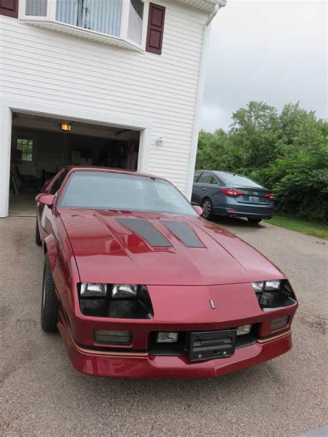 3rd Gen Maroon 1988 Chevrolet Camaro Iroc Z 28 V8 Sold Camarocarplace