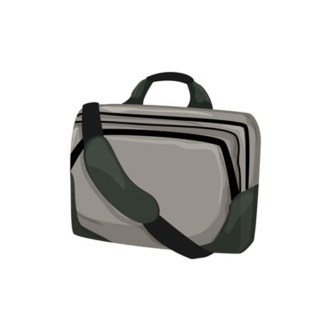 briefcase laptop bag cartoon vector illustration 17589952 Vector Art at ...