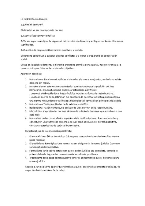 Definicion De Derecho 1