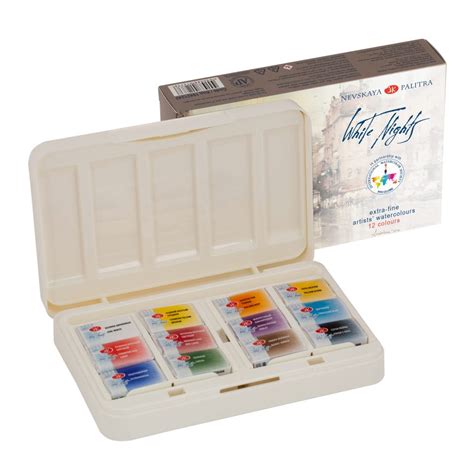 Small Watercolour Set White Nights Limited Edition Plein Air Set 12 Pans