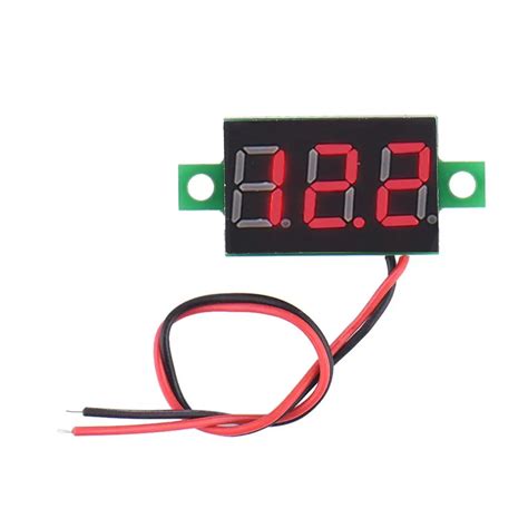 High Quality LED Digital Voltage Voltmeter DC 4 5 30V 2 Wire LED