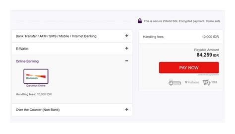 Pembayaran dengan Danamon Online - G2G Payment Guide