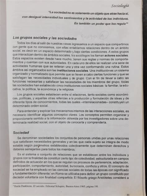 Estructura Y Cambio Social Un3 Pdf