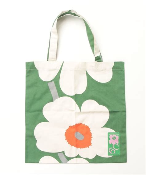 60Th AnniversaryUnikko bag 44x43cmトートバッグmarimekkoマリメッコのファッション