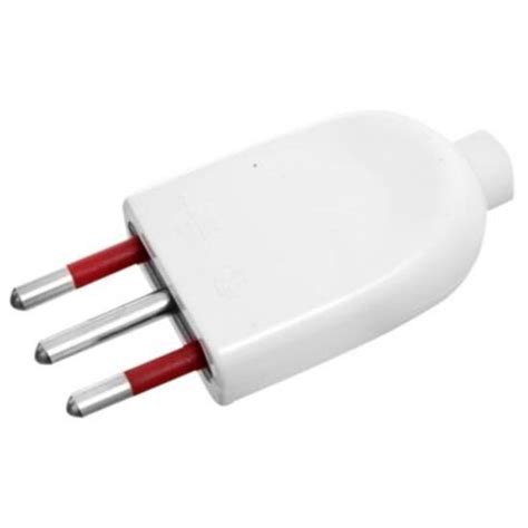 Adaptador Ficha Macho 3 En Linea 10 BLANCA VIVION Adaptador