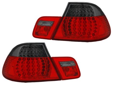 2x Feux arrières à LED Fumés BMW Série 3 Coupé E46 99 03