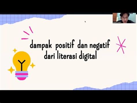 PRESENTASI Dampak Positif Dan Negatif Dari Literasi Digital YouTube