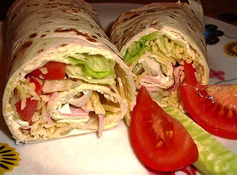 Wraps Mit Thunfisch Schinken Oder H Hnchen Von Cookingstarlet