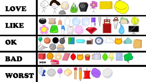 Bfdi Character Assets