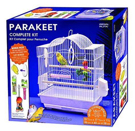 Penn Plax Kit De D Marrage Pour Petits Oiseaux Avec Cage Oiseaux Et