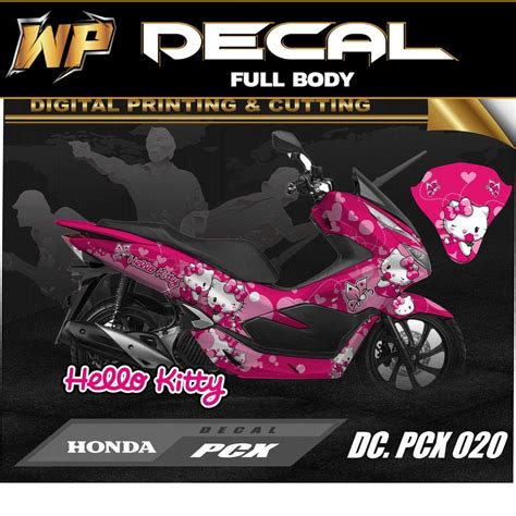 Jual Decal Sticker Honda PCX Full Body Dekal Stiker PCX Desain 020