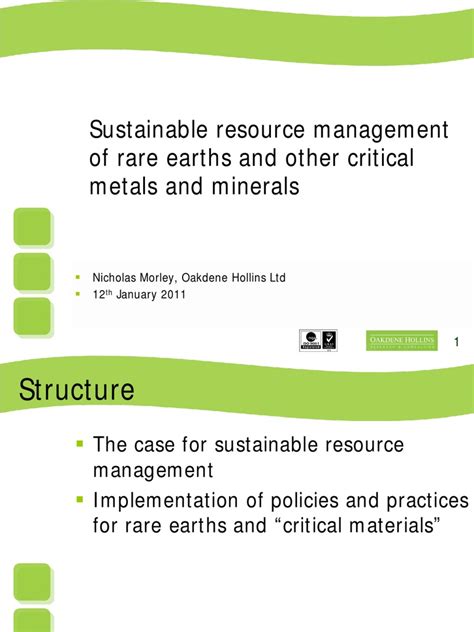 Pdf Sustainable Resource Managementof Rare Earths And Other Critical