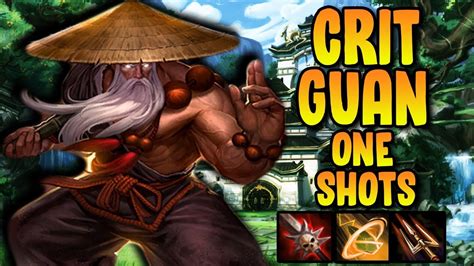 Crit Guan Yu With Hydras Slaps No Defense 1 Shot Build Masters Ranked Duel Smite Youtube