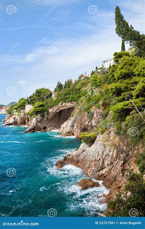 Adriatic Sea Coastline stock image. Image of turquoise - 22727981