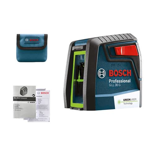 Bosch Nivel láser GLL30G herramienta de alta precisión dos líneas