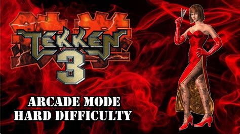 Tekken 3 Arcade Mode Anna Williams Hard Difficulty 3 Rounds Youtube