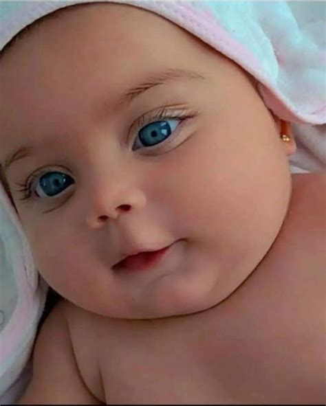 Pin By Dhafer Shamsuldeen On Coloures Big Blue Eyes Baby Fashion Baby