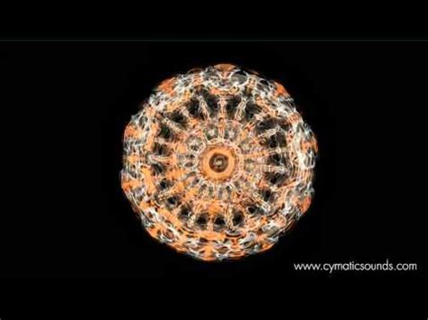 African Cymatic By Robert Boerman Water Sound Visualization