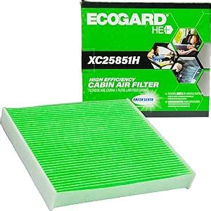 Amazon ECOGARD XC25851H プレミアム 高効率 プレミアム キャビン エアフィルター 重曹 トヨタ カムリ