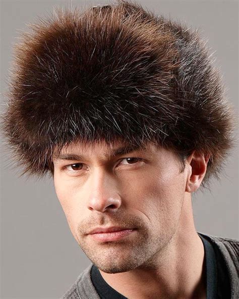 The Swiss Alps Beaver Fur Trapper Hat For Men