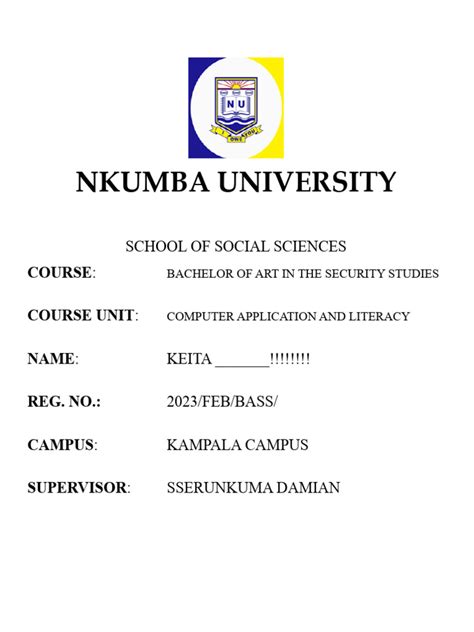 Nkumba University Pdf