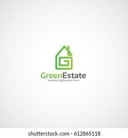 Green Real Estate Logo Stock Vector Royalty Free Shutterstock