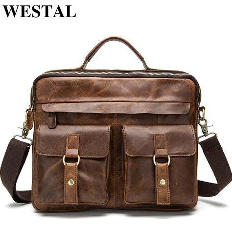 Leather Tote Bags For Work Men's | semashow.com