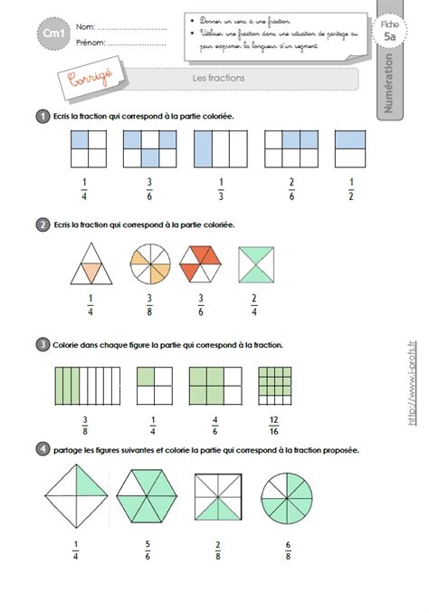 Cm1 NUMERATION ET CALCUL Fiches I Profs