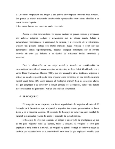 Esquematización De Ideas Pdf